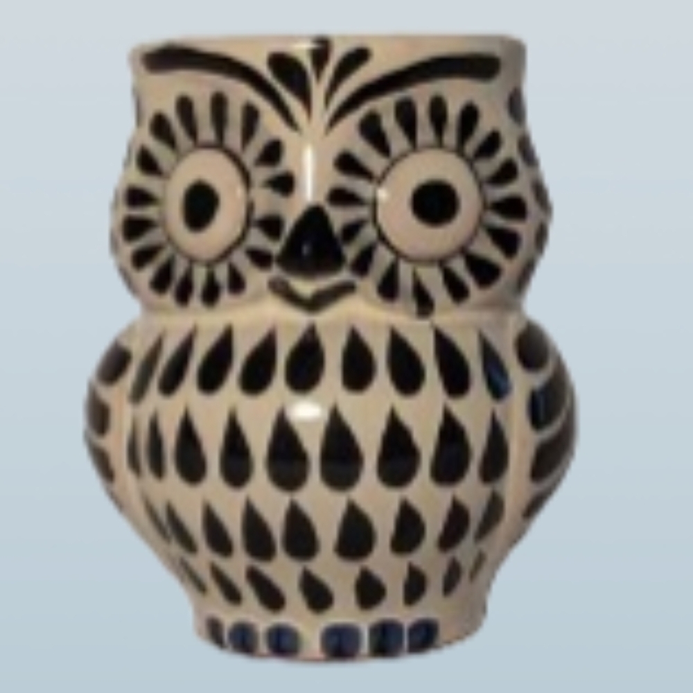 Anthropologie Gorky Folk Owl Mug